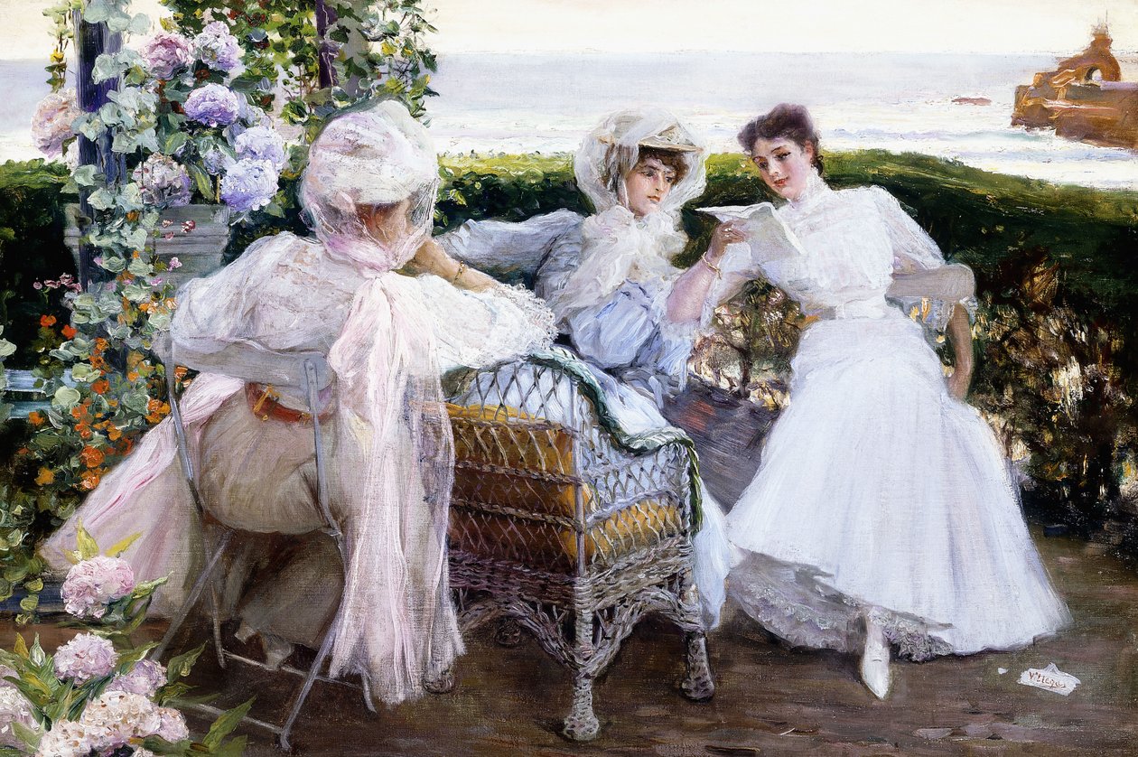 A levél, 1903-1910 (olaj, vászon) alkotó: Jose Villegas Cordero