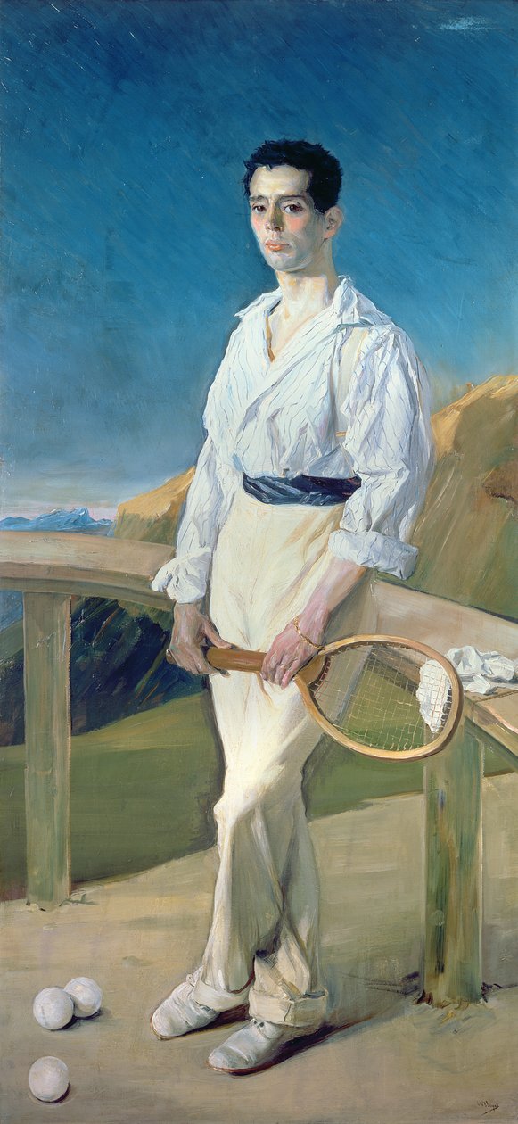 A teniszező (olaj) alkotó: Jose Villegas Cordero