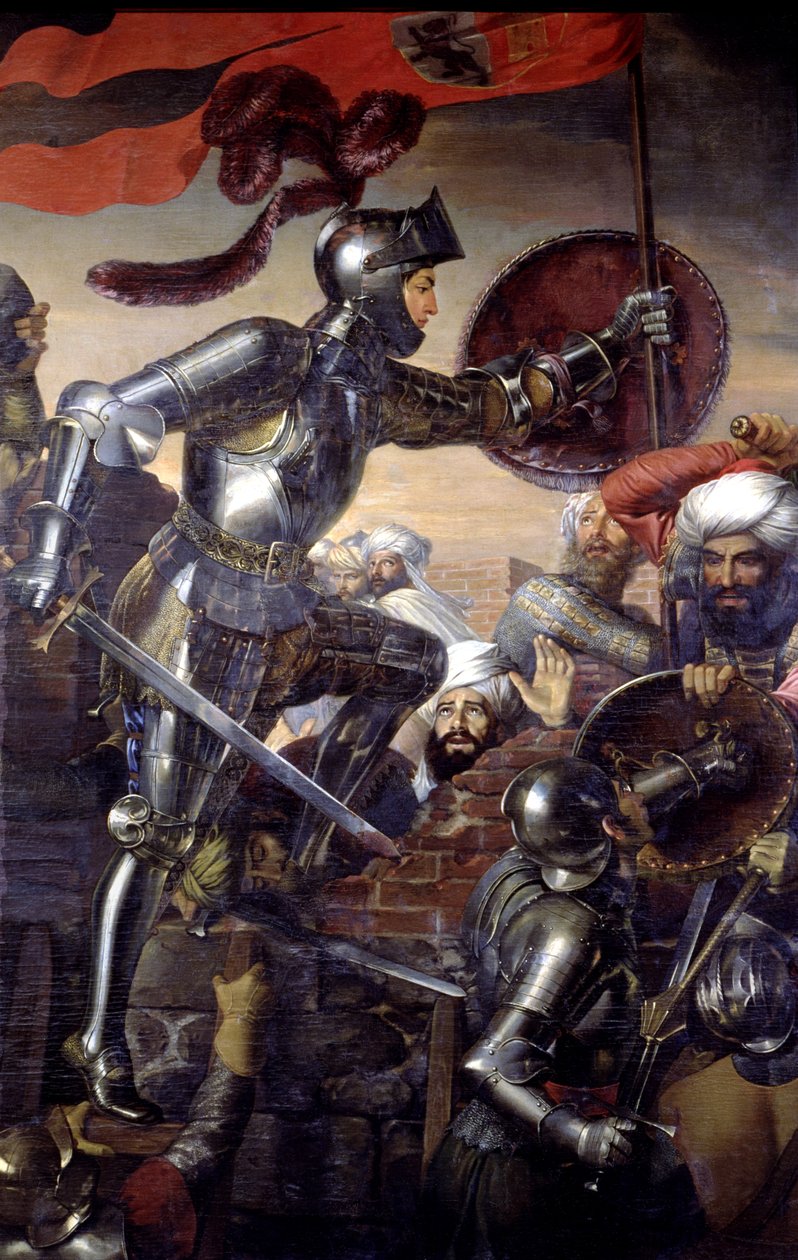 Montefrío erődjének elfoglalása Gonzalo Fernández de Córdoba által alkotó: José de Madrazo