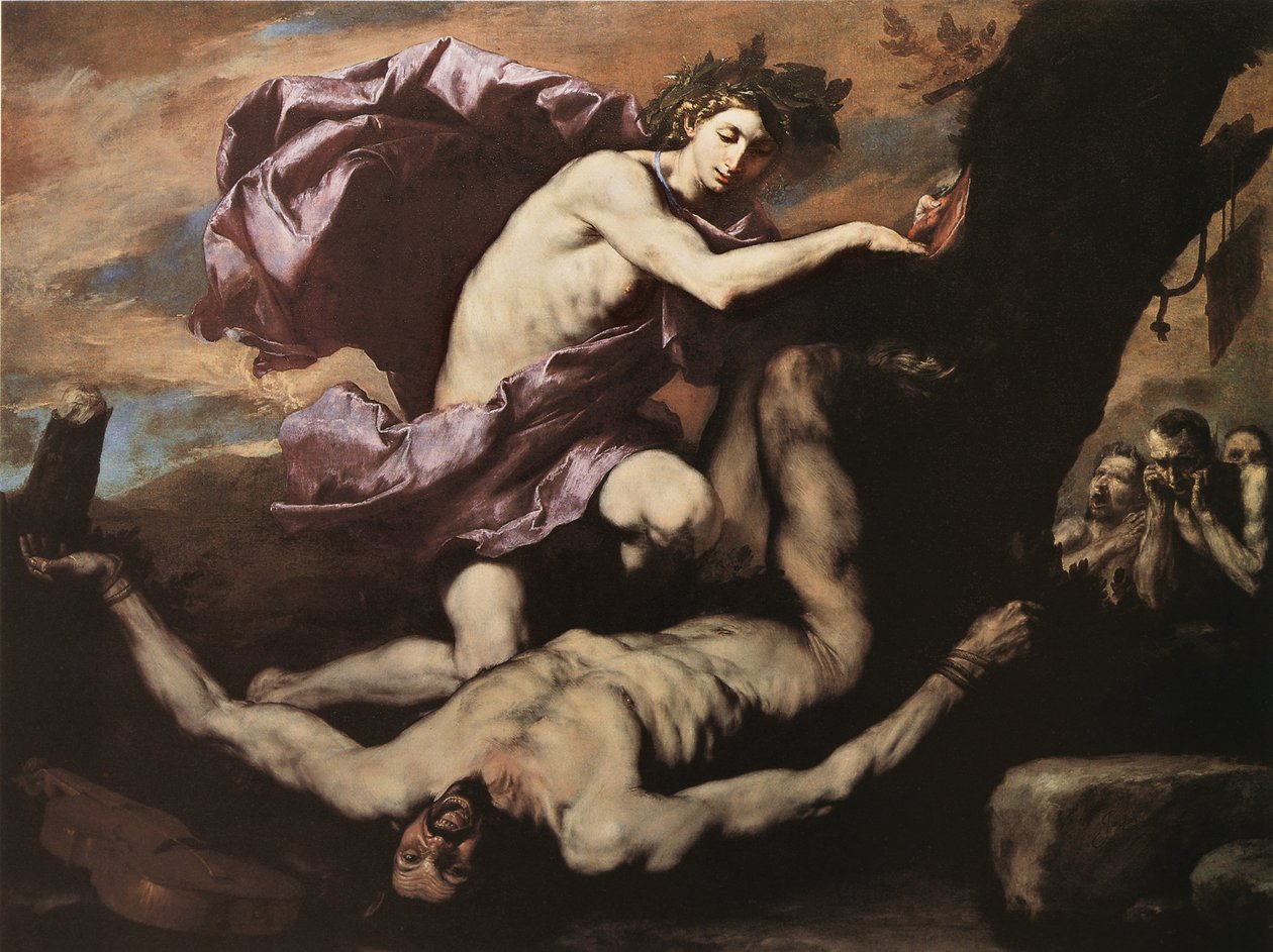 Apollo és Marsyas, 1637. alkotó: Jusepe de Ribera