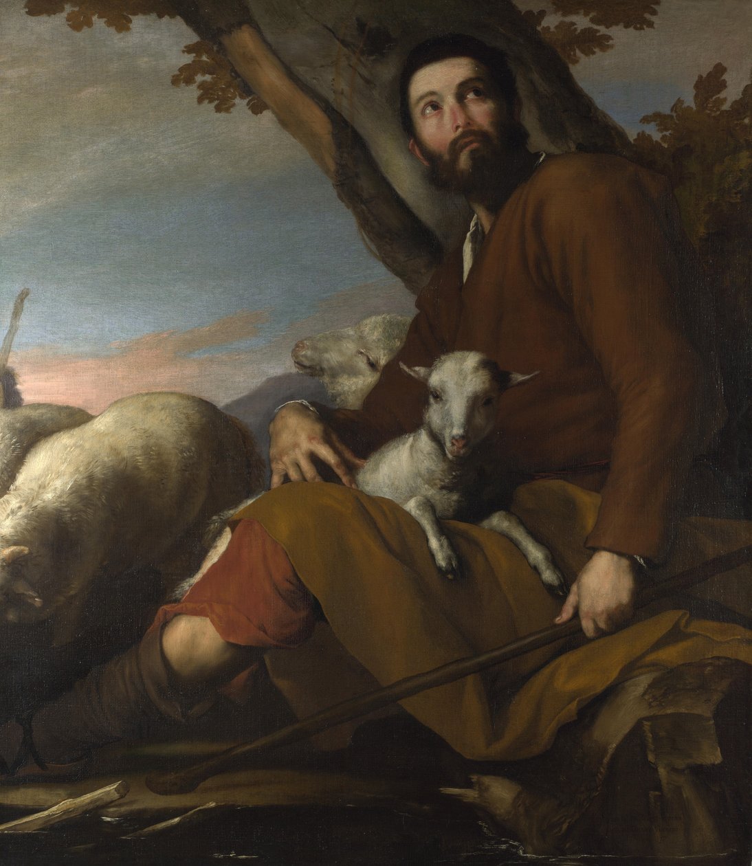 Jákob Lábán nyájával, 1638 körül alkotó: Jose de Ribera