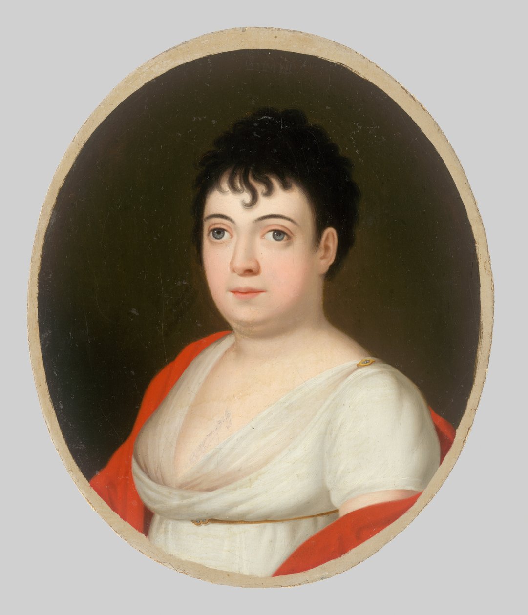 Szirmay Anna Mária arcképe, szül. Horvath-Stansith alkotó: Josef Czauczik
