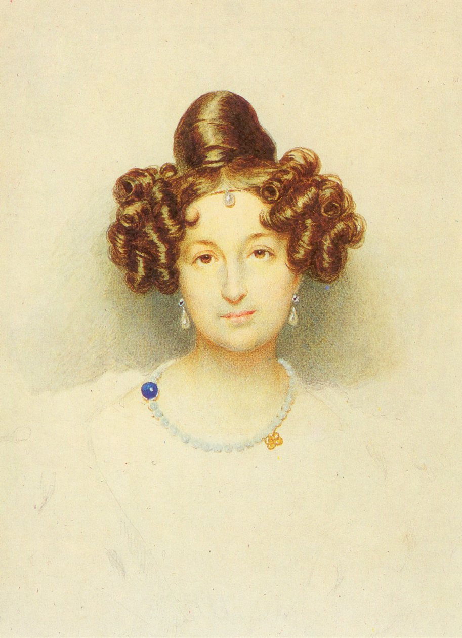 Elisaweta Woronzowa grófnő portréja (1792-1880) alkotó: Josef Eduard Teltscher
