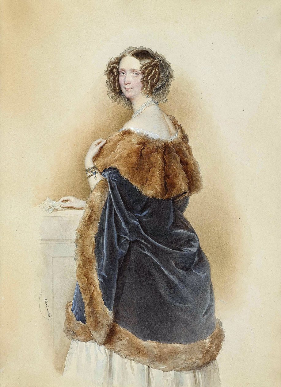 Sophie osztrák főhercegnő, bajor hercegnő alkotó: Josef Nikolaus Kriehuber