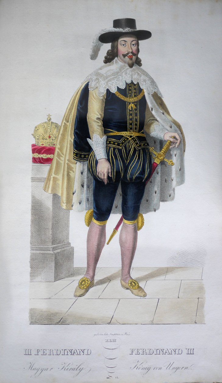 Ferdinánd III. (1608-1657) alkotó: Josef Nikolaus Kriehuber