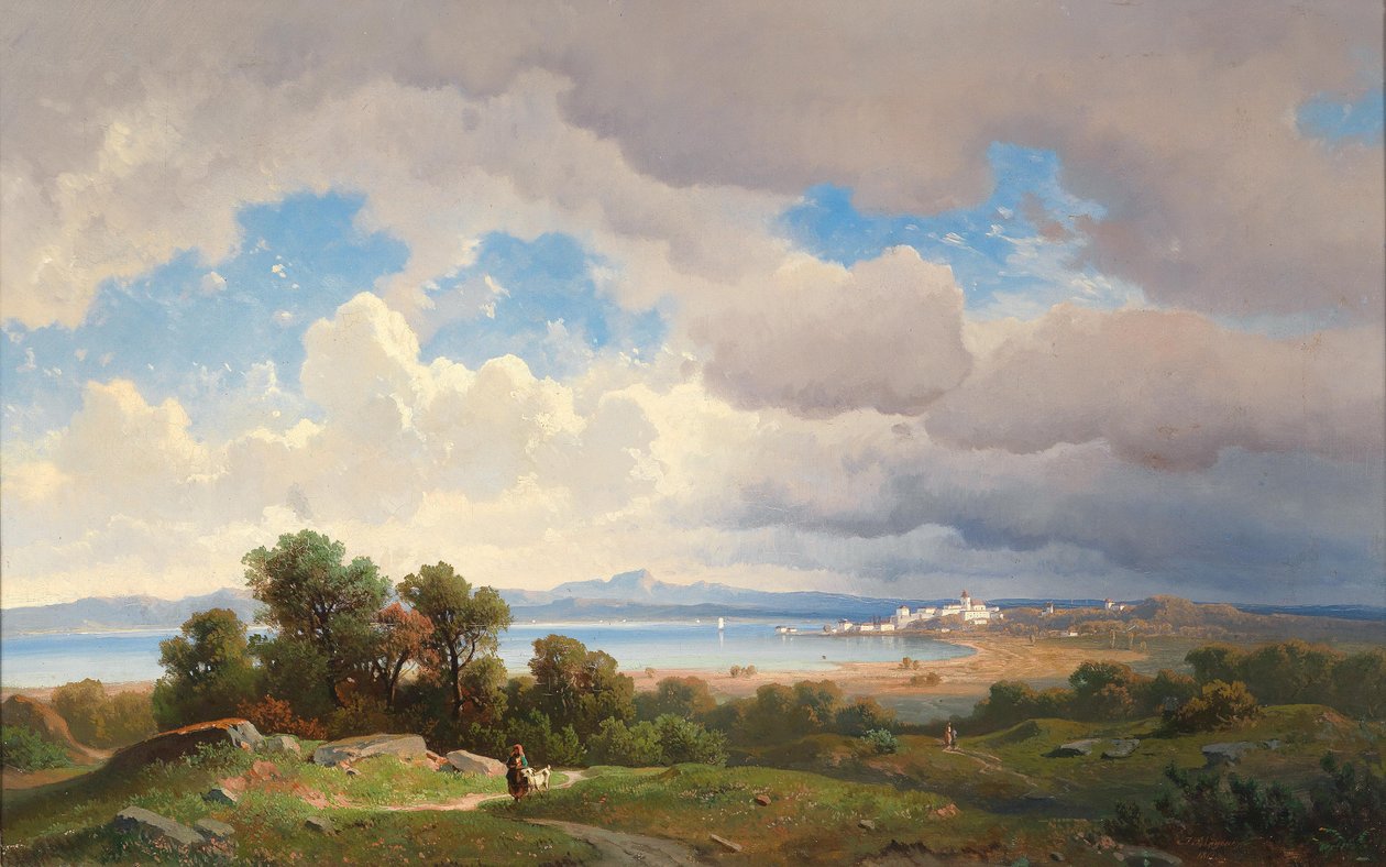 Kilátás az Ammersee-re alkotó: Josef Mayburger