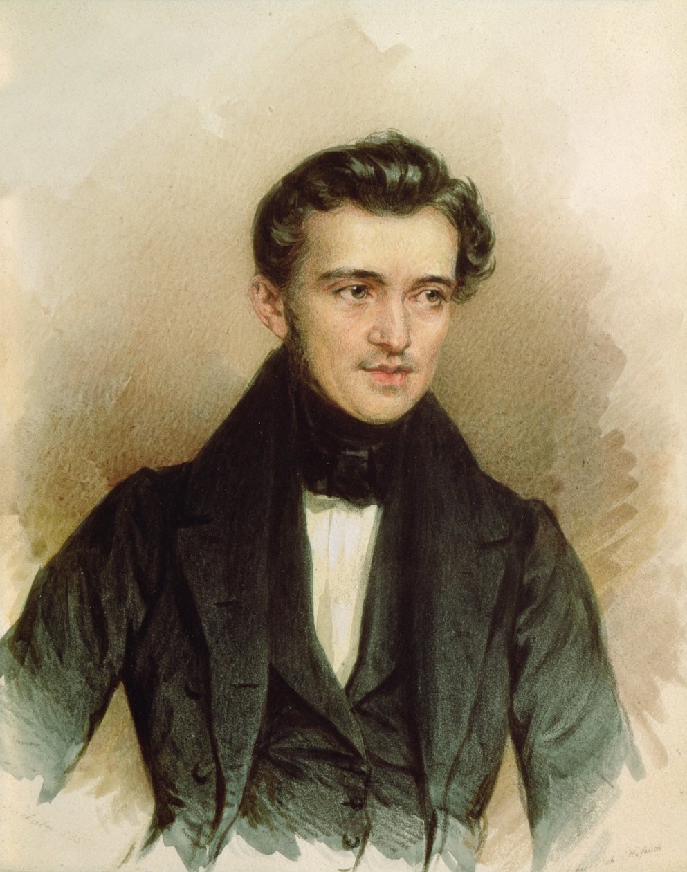 Idősebb Johann Strauss (1804-49), 1835 alkotó: Josef Nikolaus Kriehuber