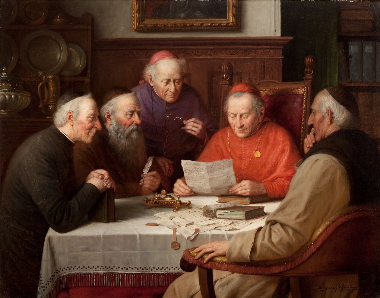 A bíborosok találkozója alkotó: Josef Wagner Höhenberg