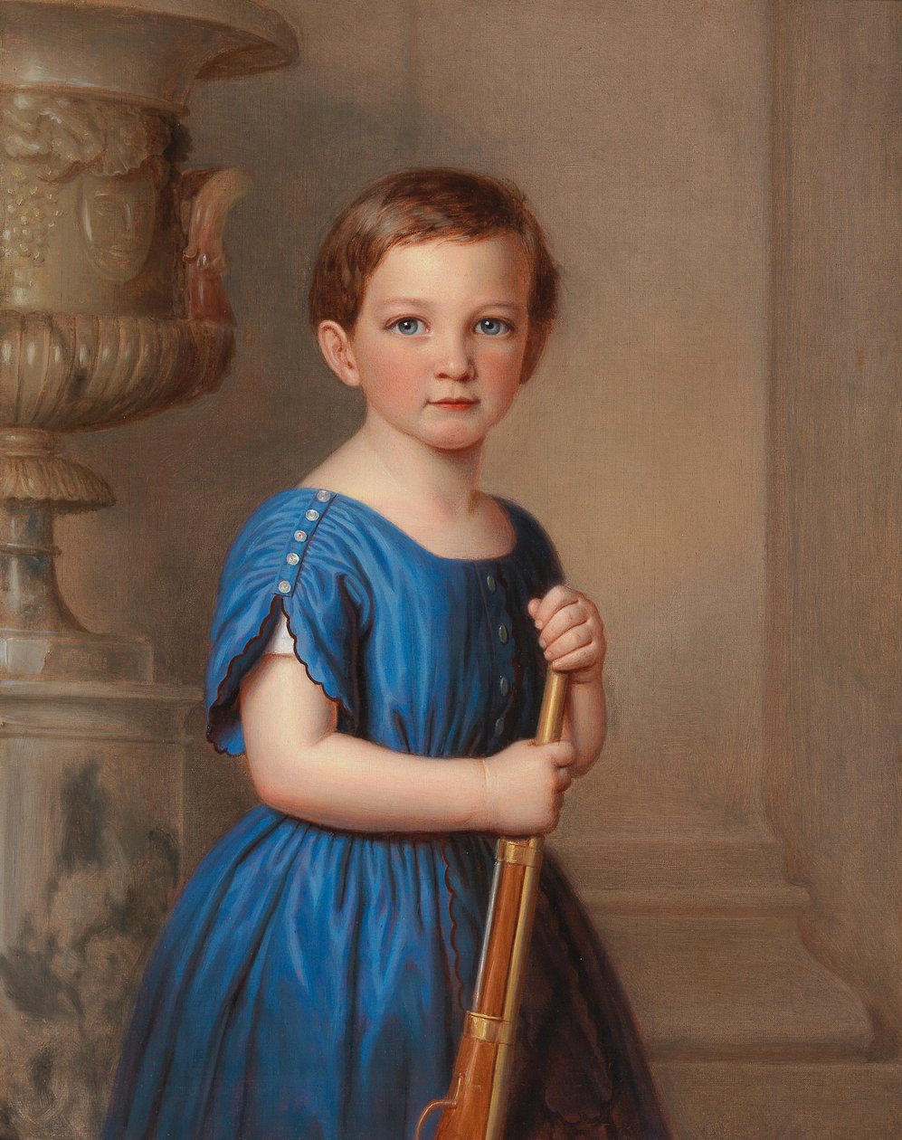 Clemens Bachofen von Echtn családtagjának fiú portréja Angol: A Clemens Bachofen von Echt Familyn fiatal férfi portréja alkotó: Josef Weidner