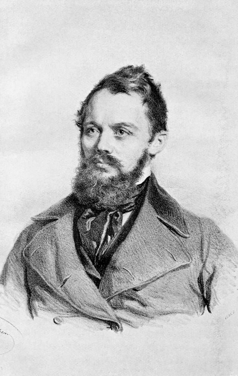 Heinrich Laube alkotó: Josef (after) Kriehuber