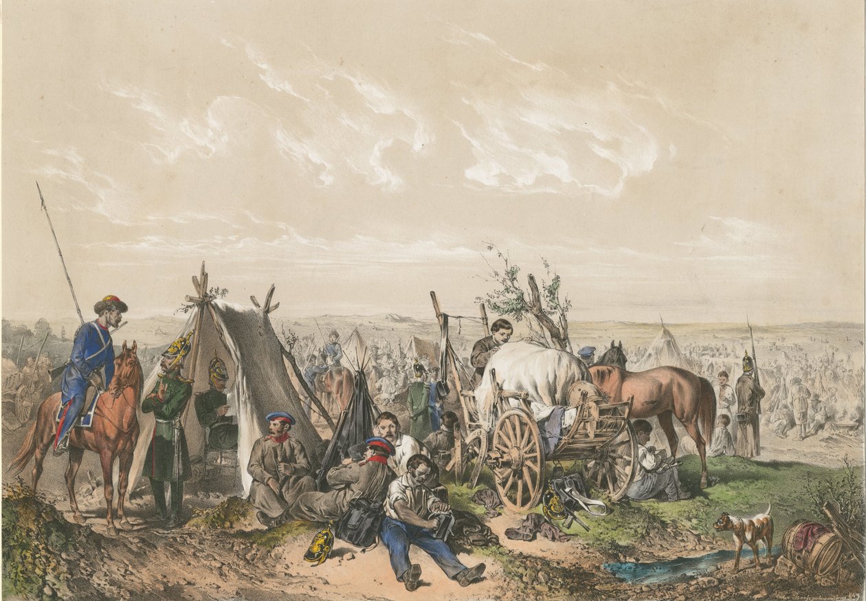 Jelenet a szabadságharcból Magyarországon 1849-ben, kb. 1849 alkotó: Josef Anton Strassgschwandtner