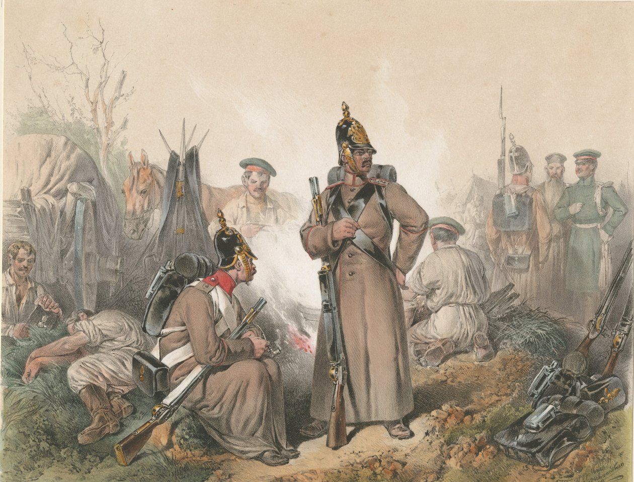 Jelenet a szabadságharcból Magyarországon 1849-ben, kb. 1849 alkotó: Josef Anton Strassgschwandtner