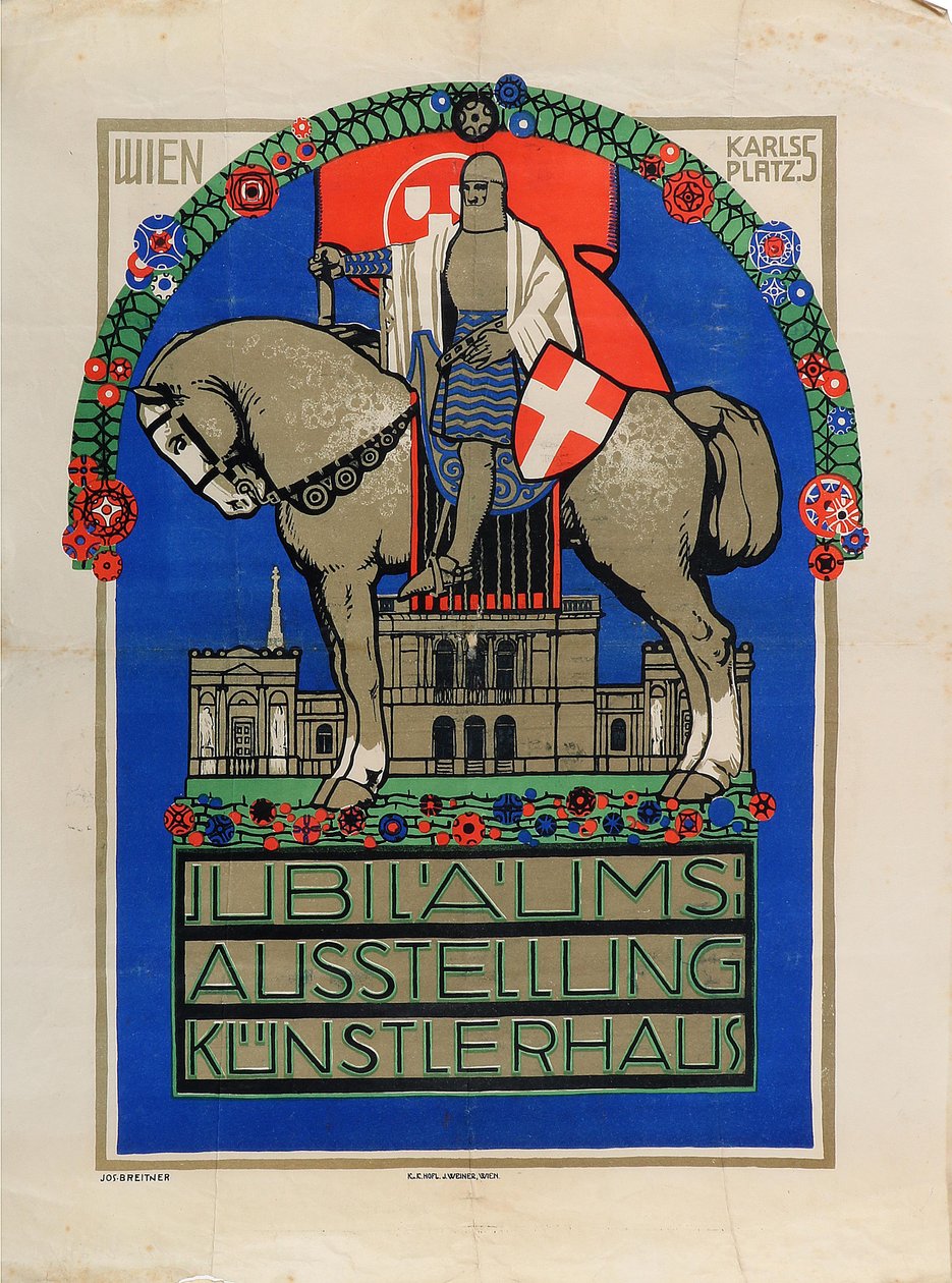 Jubileumi Kiállítás Bécsi Künstlerhaus, 1908. alkotó: Josef Breitner
