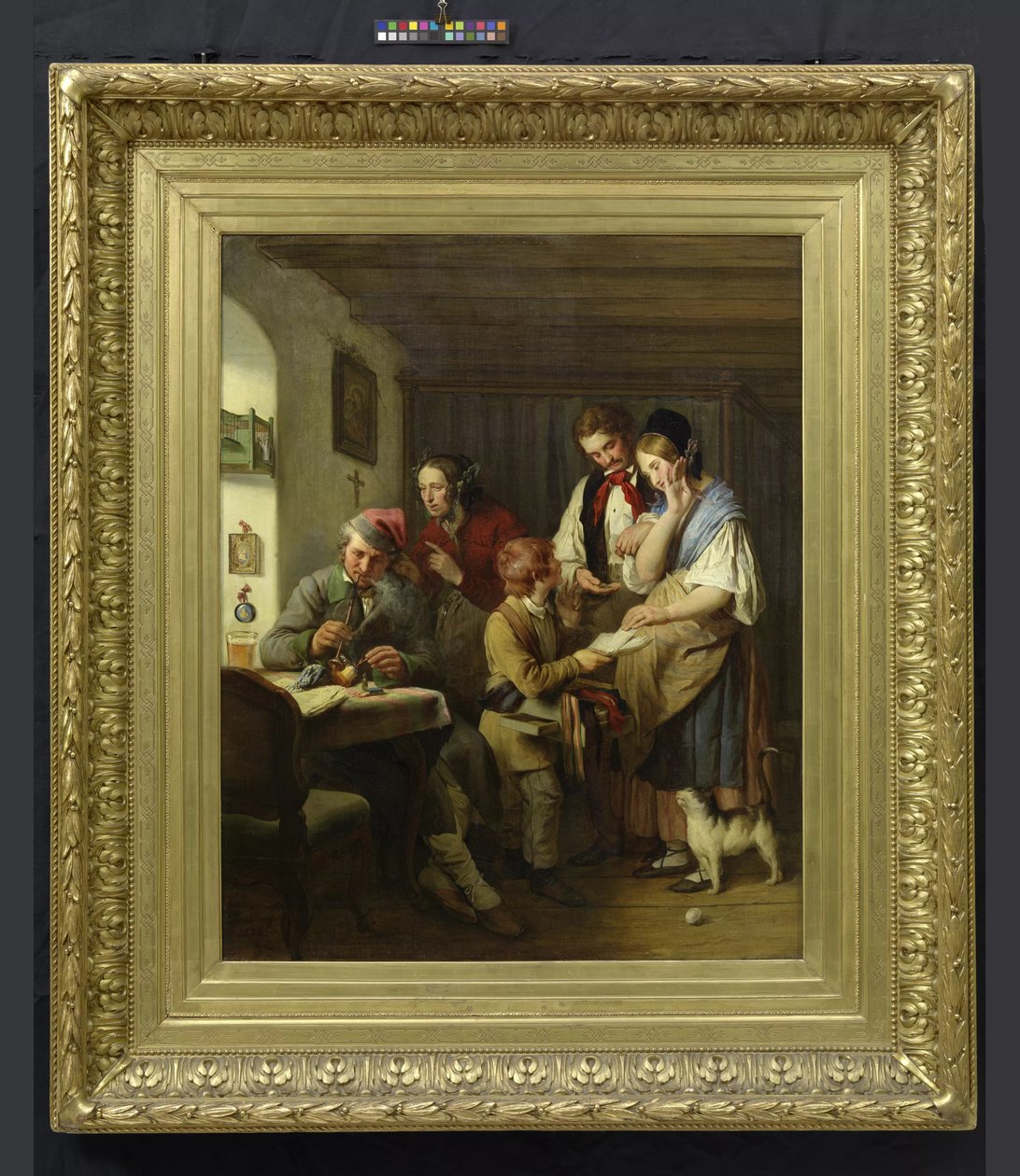 A lottószelvény alkotó: Josef Danhauser