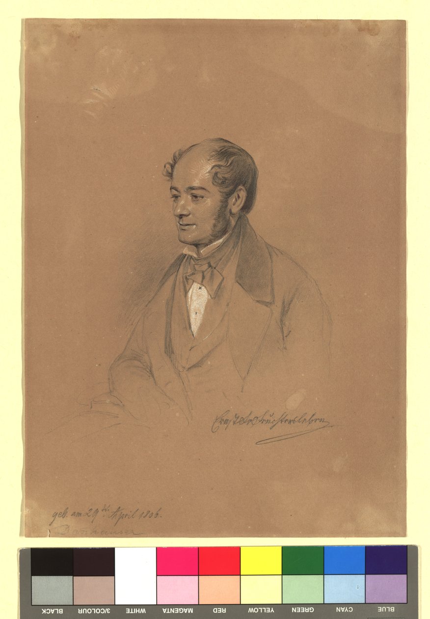 Ernst Freiherr von Feuchtersleben (1806-1849), orvos alkotó: Josef Danhauser