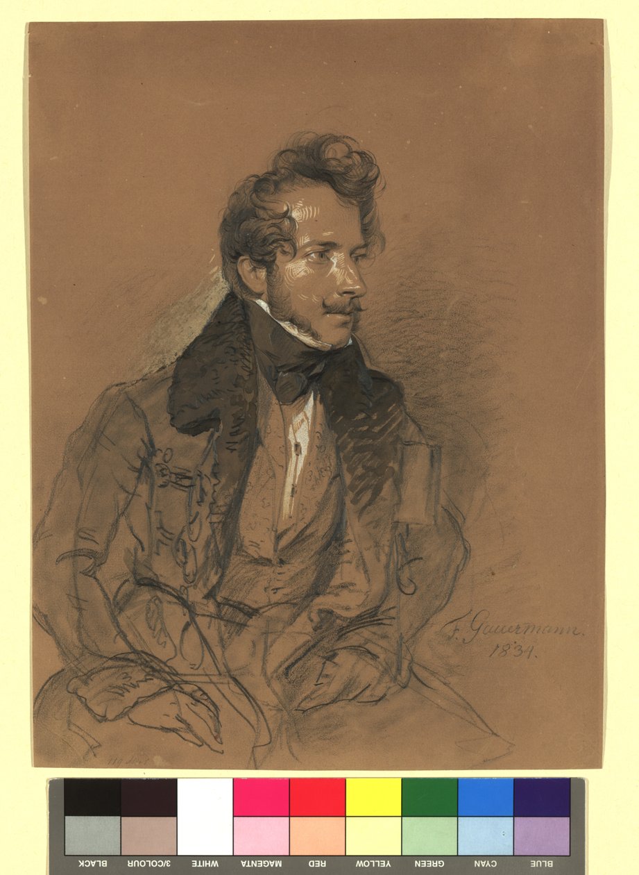 Friedrich Gauermann (1807-1862), festő, grafikus alkotó: Josef Danhauser