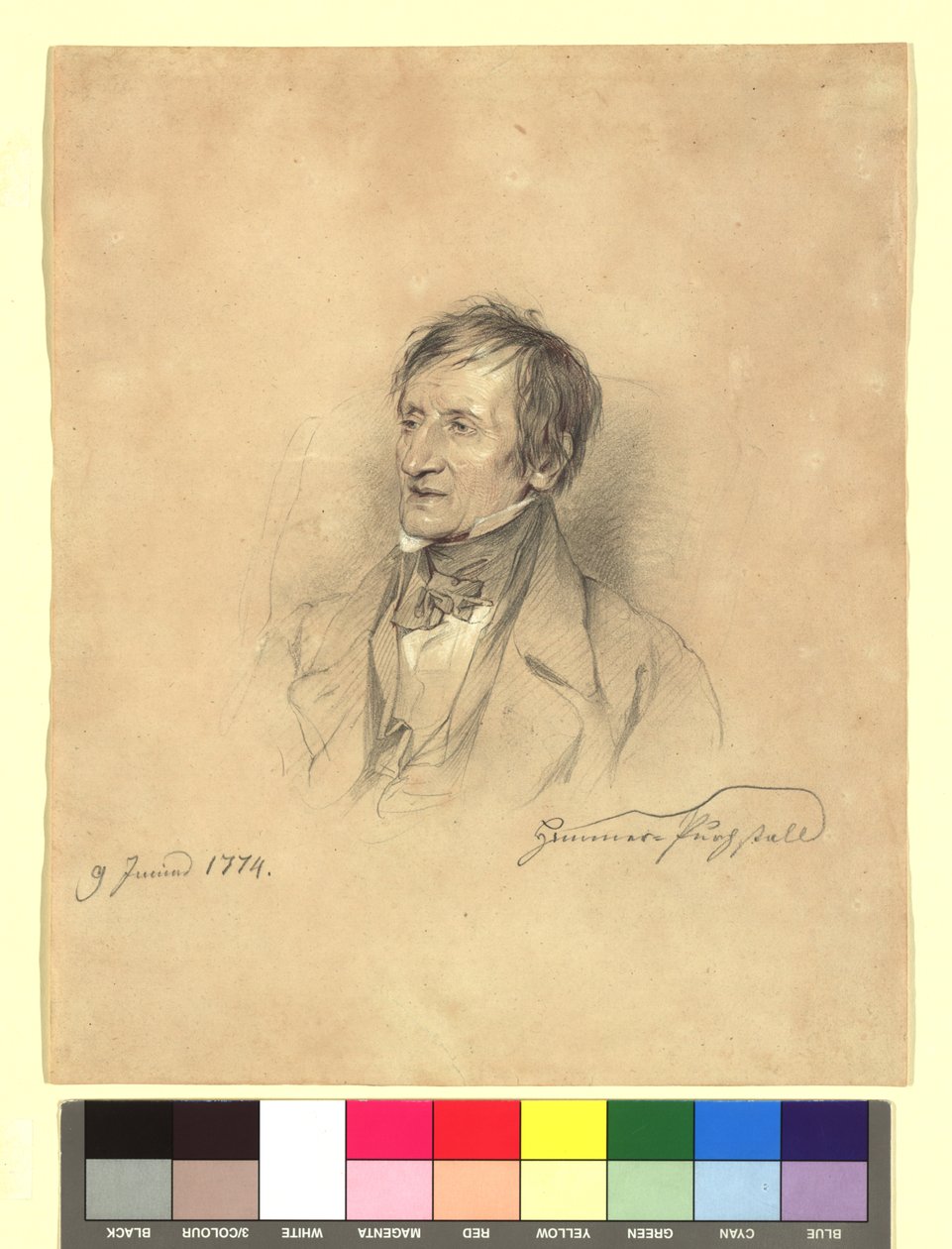 Joseph von Hammer (1774-1856), diplomata, orientalista alkotó: Josef Danhauser