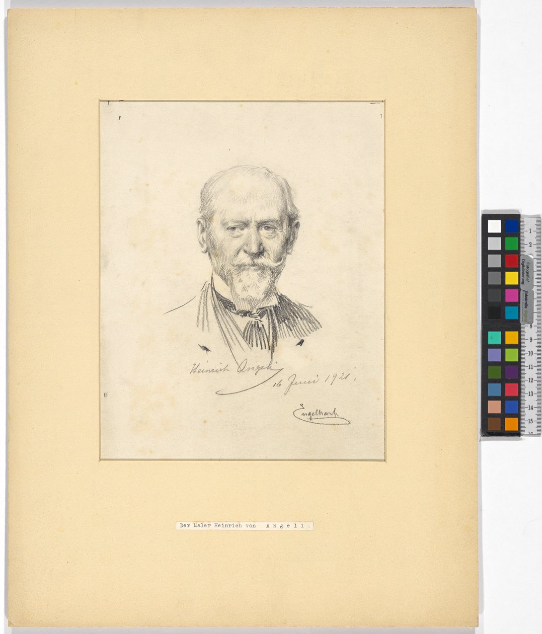 Heinrich Angeli (1840-1925), festő alkotó: Josef Engelhart