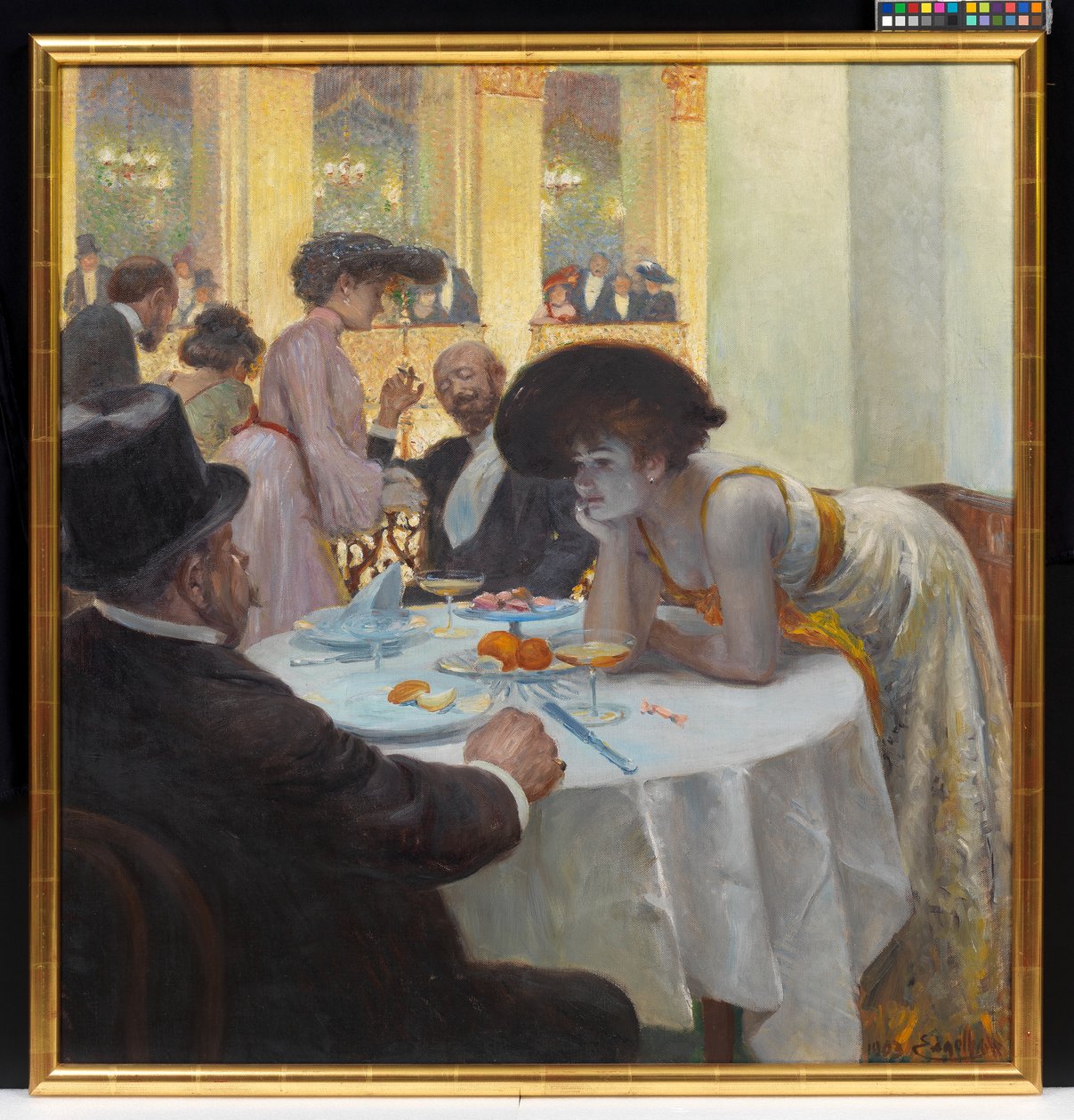 Páholy a Sophiensaalban alkotó: Josef Engelhart