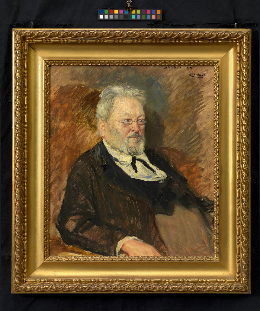 Ludwig Speidel, író alkotó: Josef Engelhart