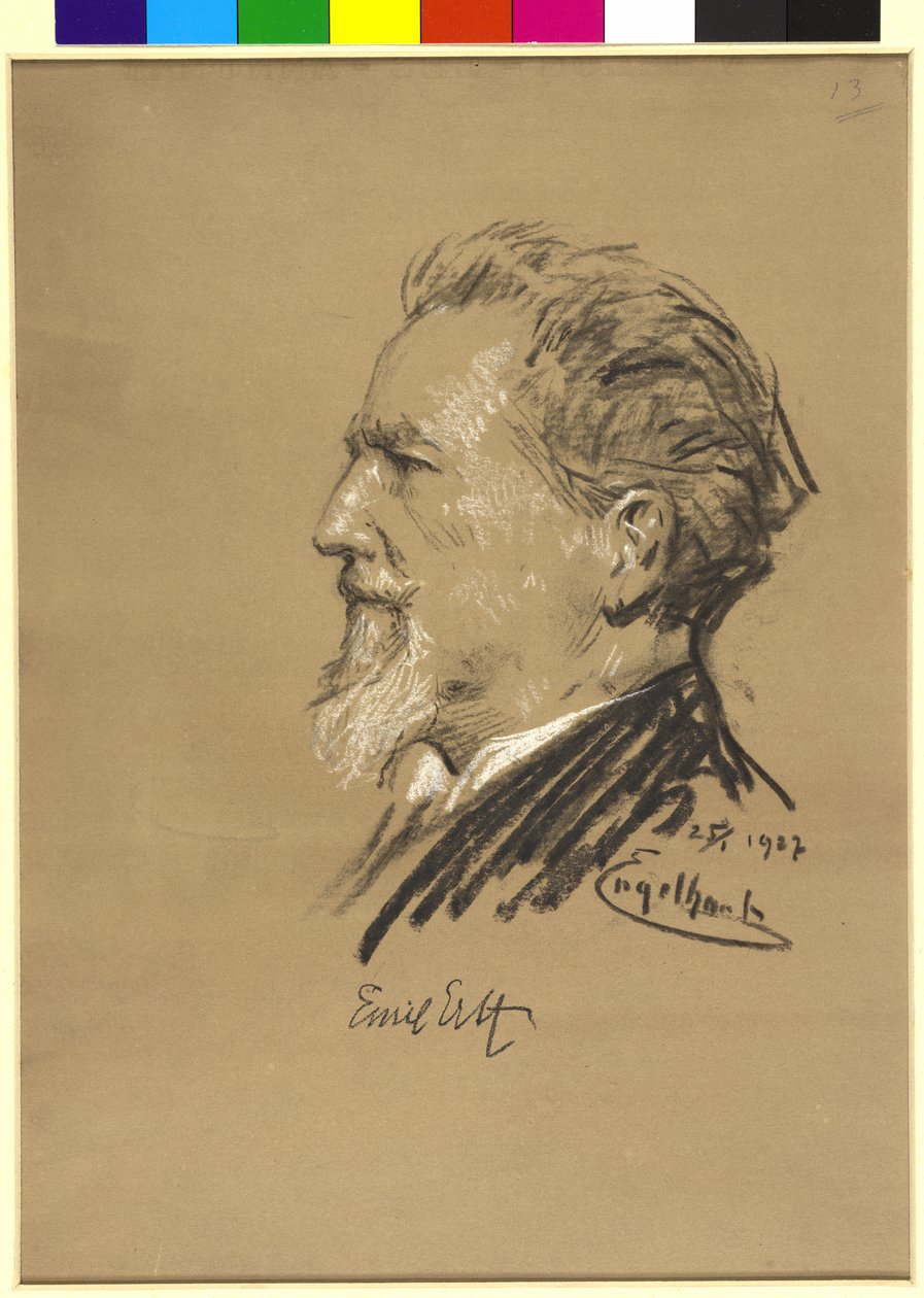 Emil Ertl képe 1889 alkotó: Josef Engelhart