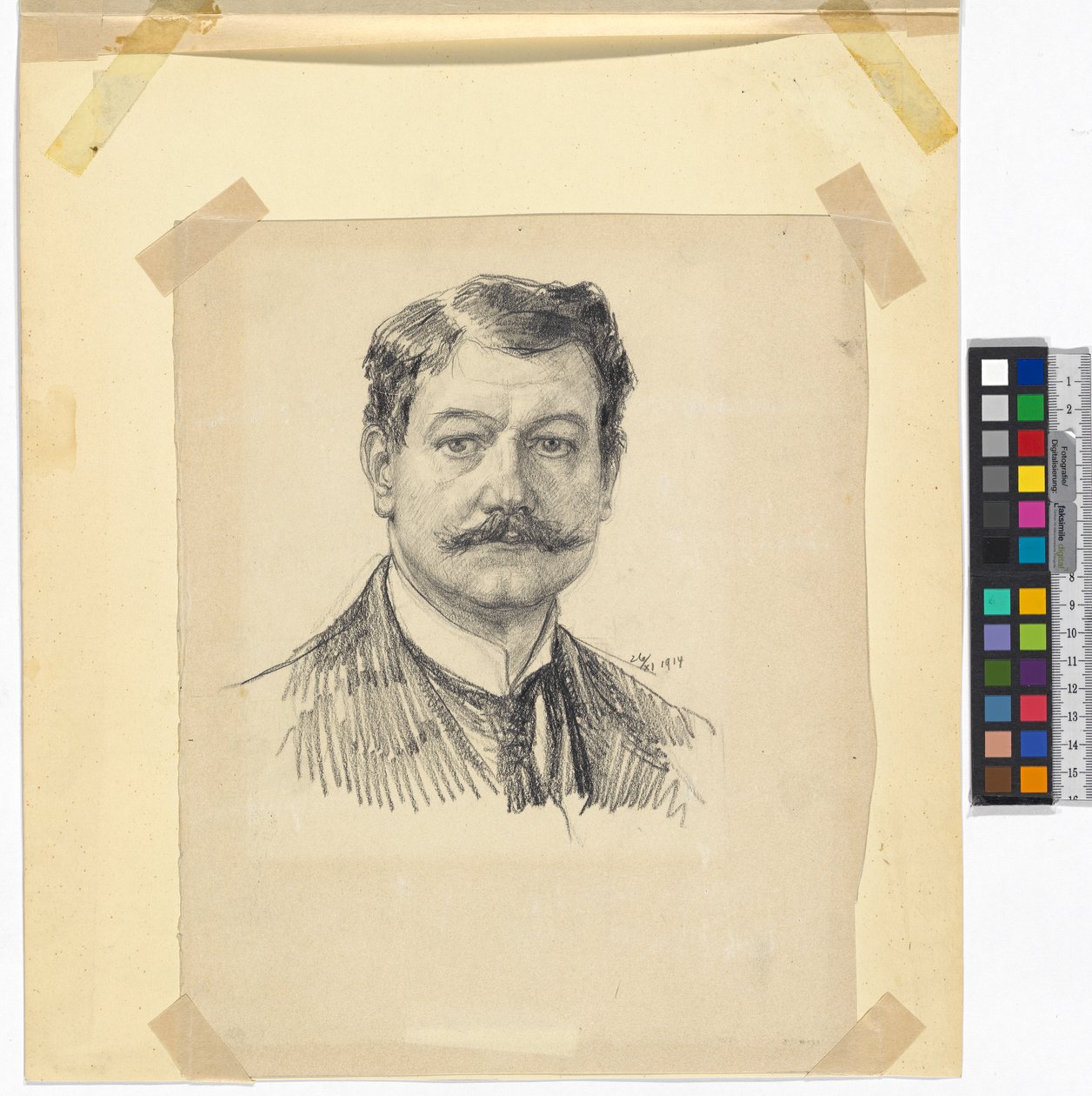 Önarckép Josef Engelhart 1914 alkotó: Josef Engelhart