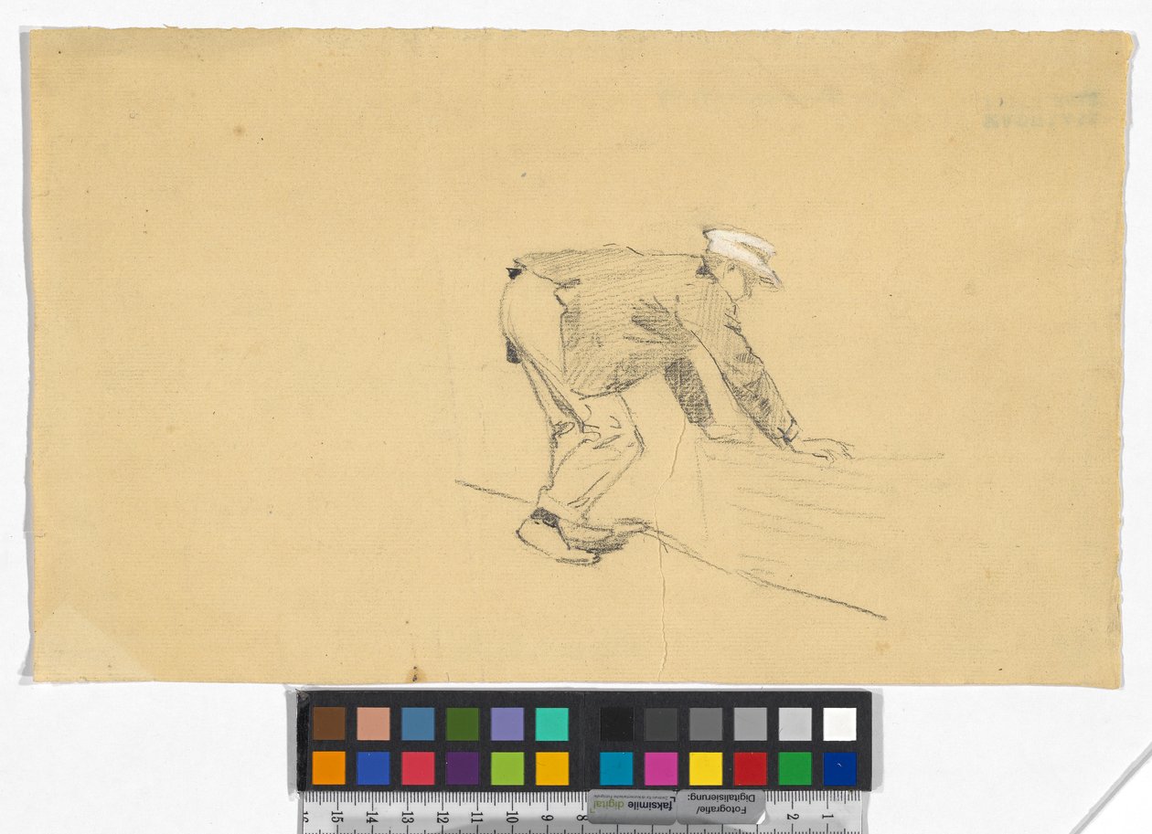 Studie eines Mannes mit Boot alkotó: Josef Engelhart