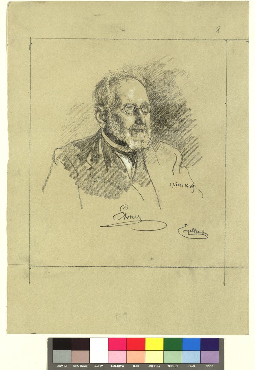 Wilhelm Exner, a Műszaki Iparmúzeum alapítója alkotó: Josef Engelhart