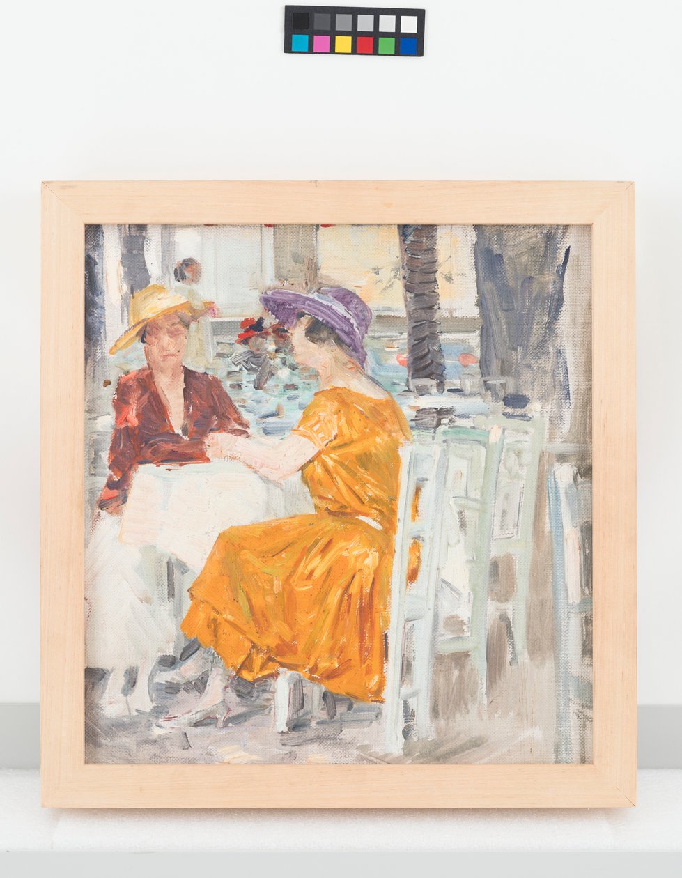 Zwei Damen im Pratergasthaus alkotó: Josef Engelhart