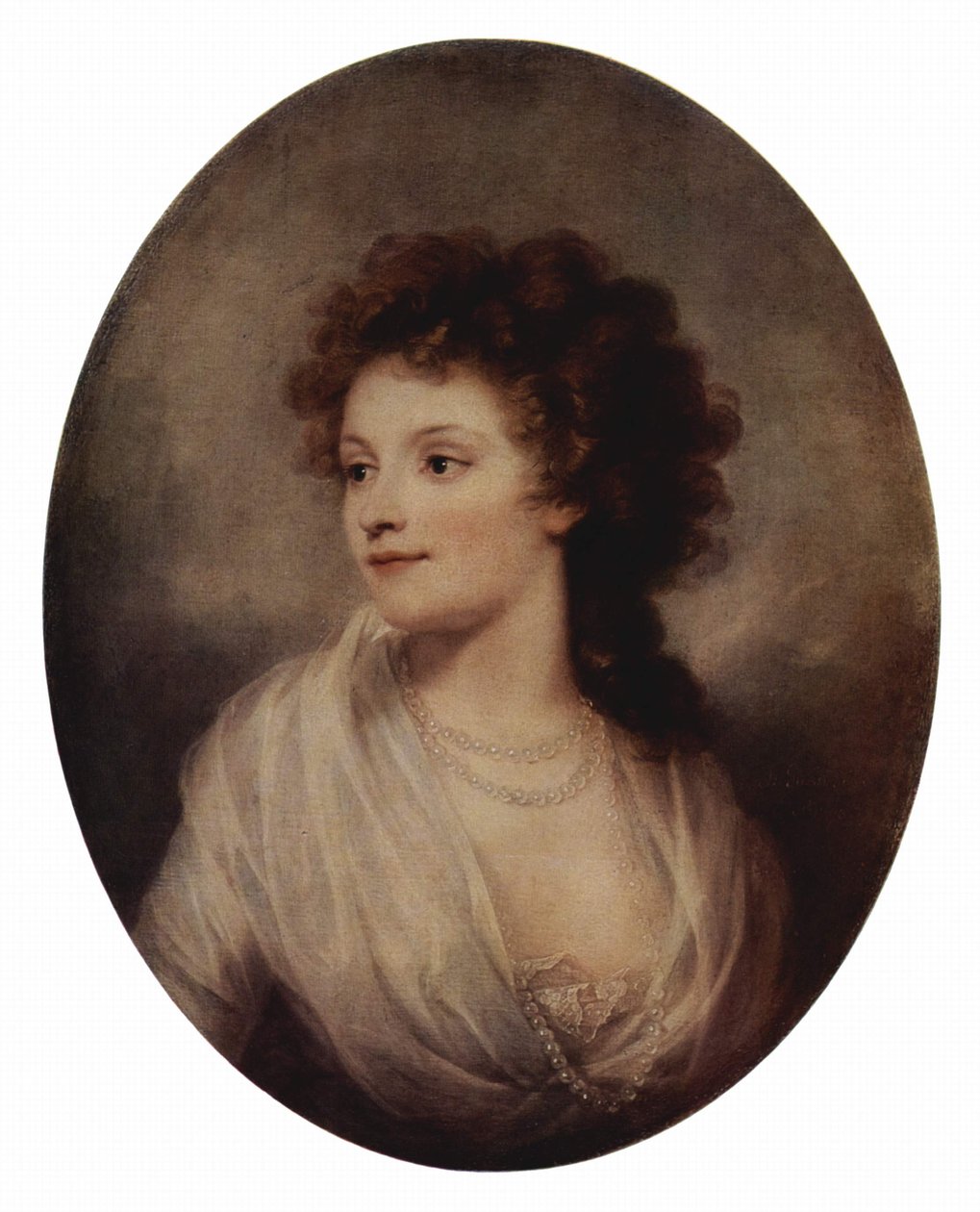 Charlotte Bach Mannteufel portréja alkotó: Josef Grassi