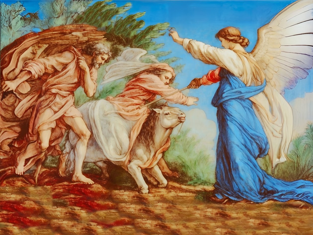 A2_Exodus_19_Balaam szamara alkotó: Josef Johann Michel