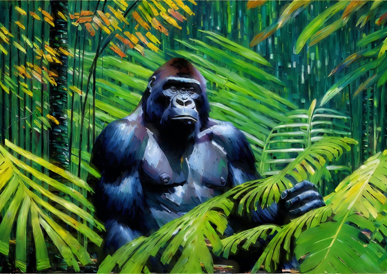 Animals: Gorilla 3 alkotó: Josef Johann Michel
