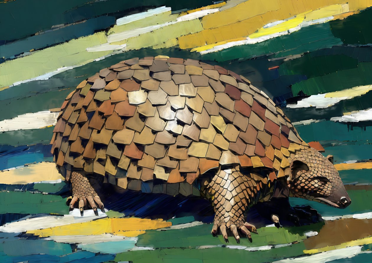 Állatok: Pangolin 1 alkotó: Josef Johann Michel