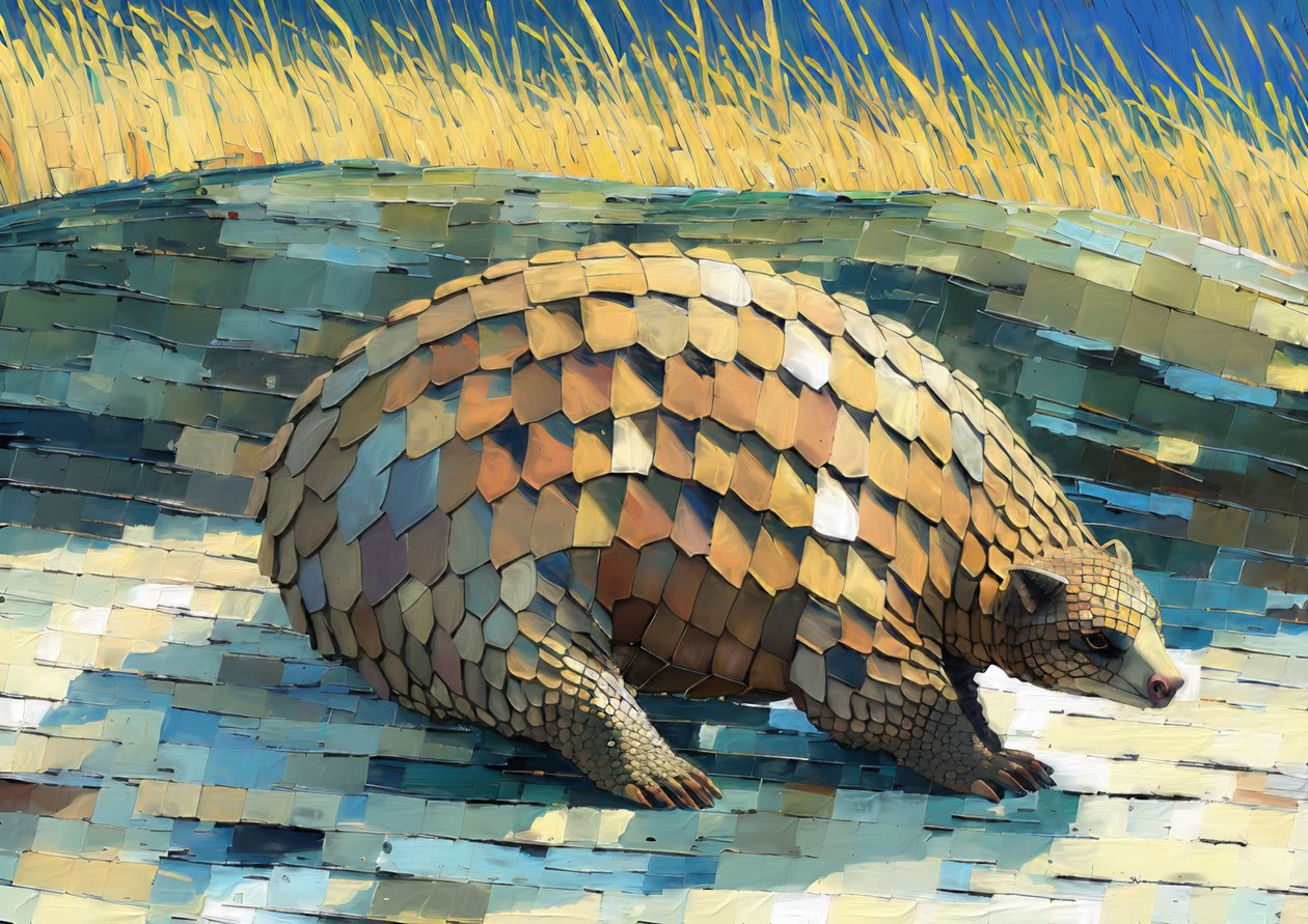 Állatok: Pangolin 3 alkotó: Josef Johann Michel