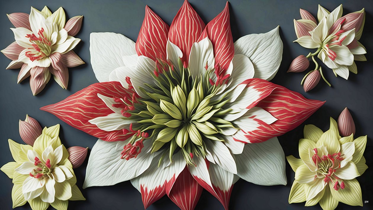 mandala: Amarillisz elemek_02 alkotó: Josef Johann Michel