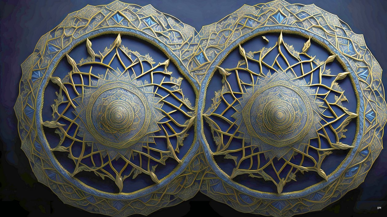 mandala: egyiptomi elemek_01 alkotó: Josef Johann Michel