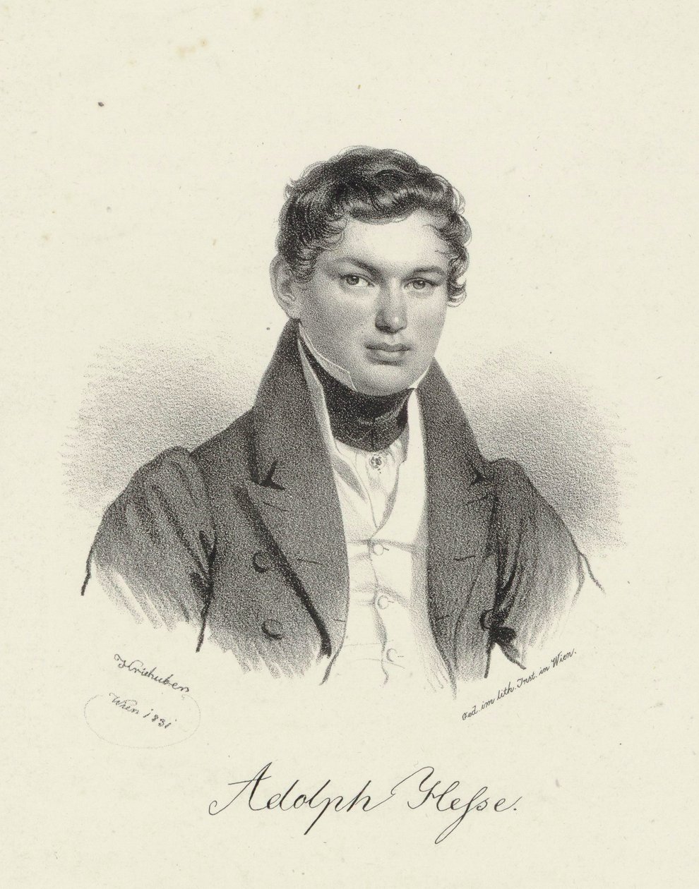 Adolf Hesse alkotó: Josef Kriehuber