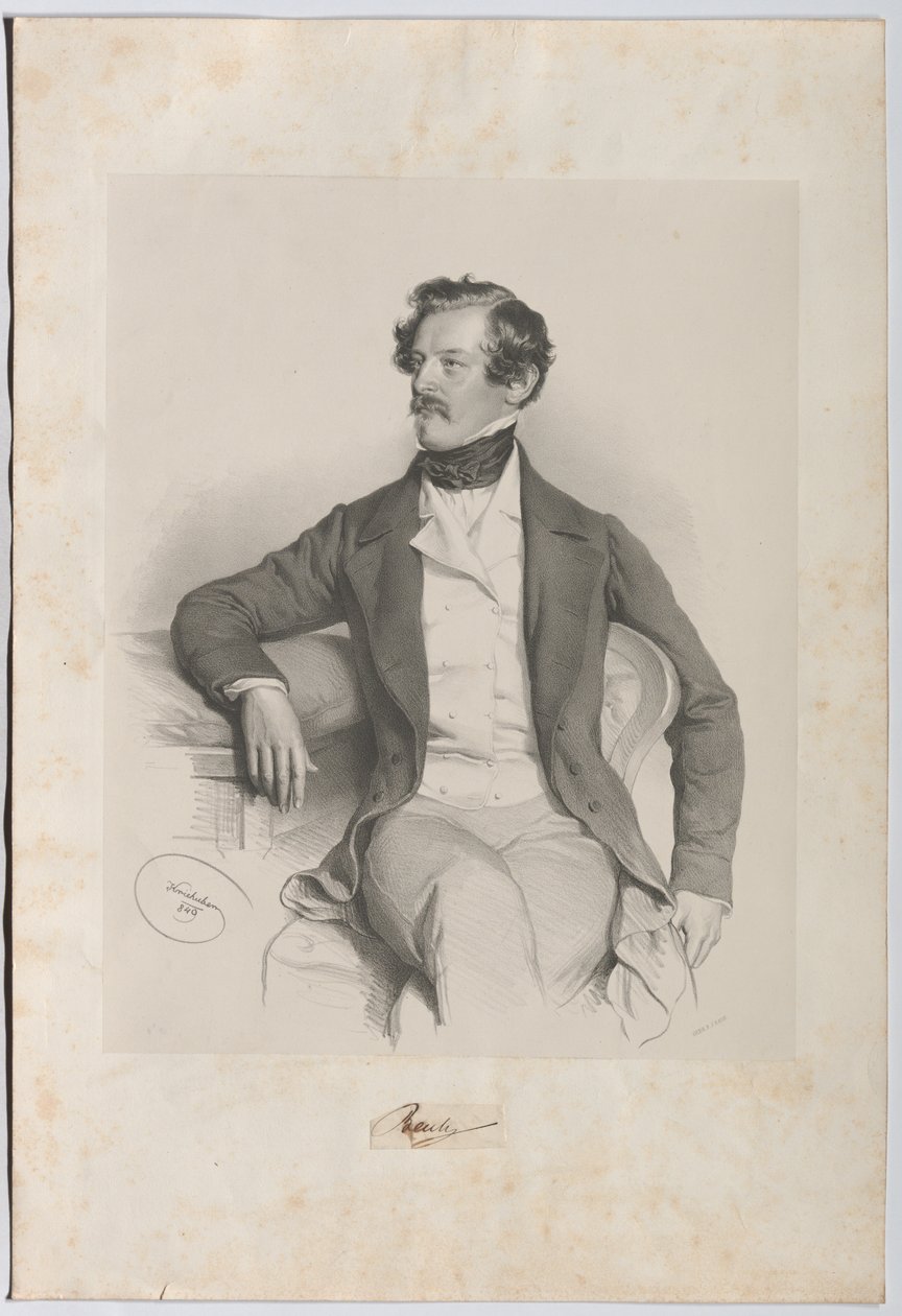 Alexander Freiherr von Bach (1813–1893), jogász, politikus alkotó: Josef Kriehuber