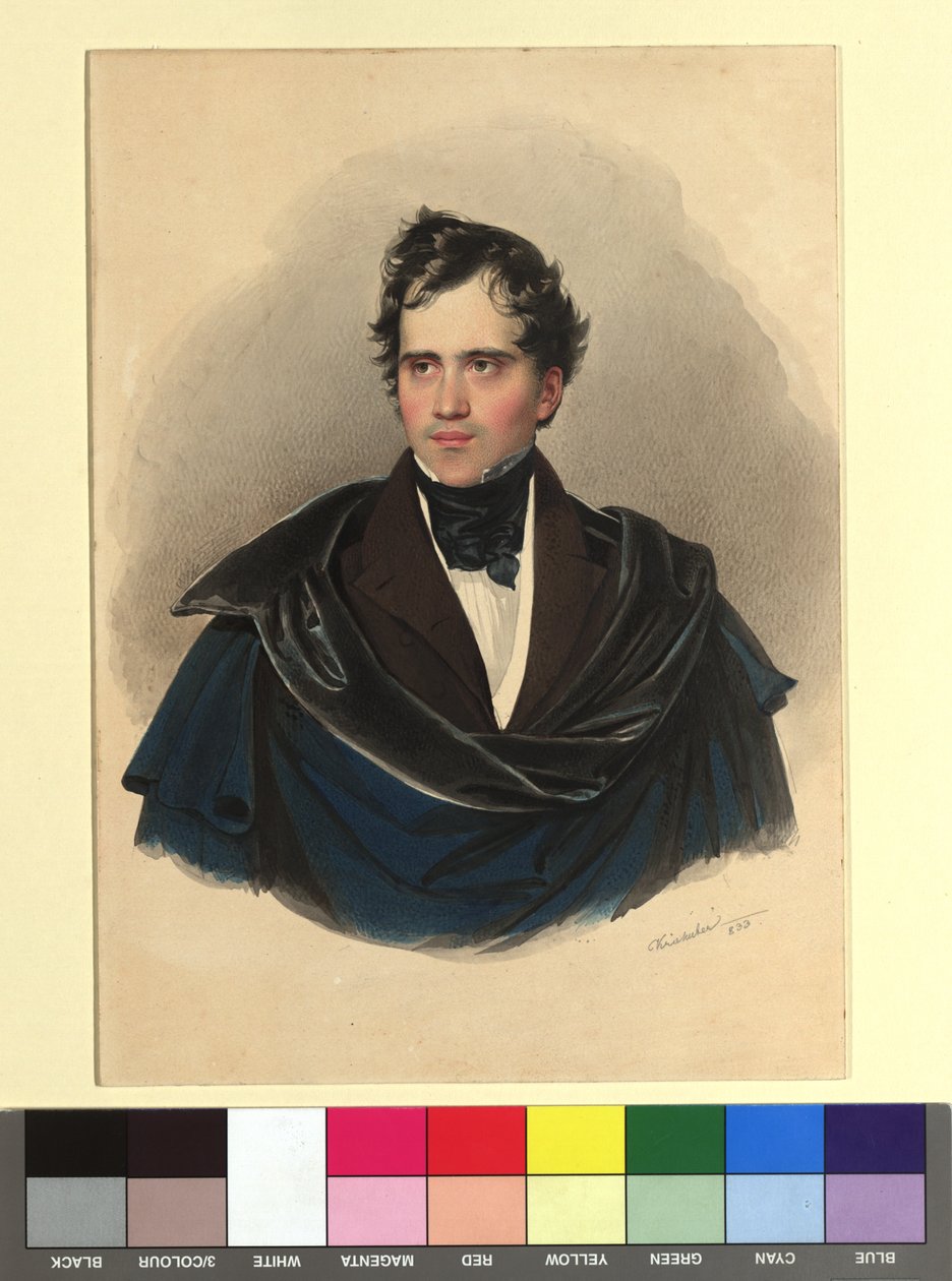 August Friedrich Marschall gróf, Burgholzhausen és Tromsdorf ura alkotó: Josef Kriehuber