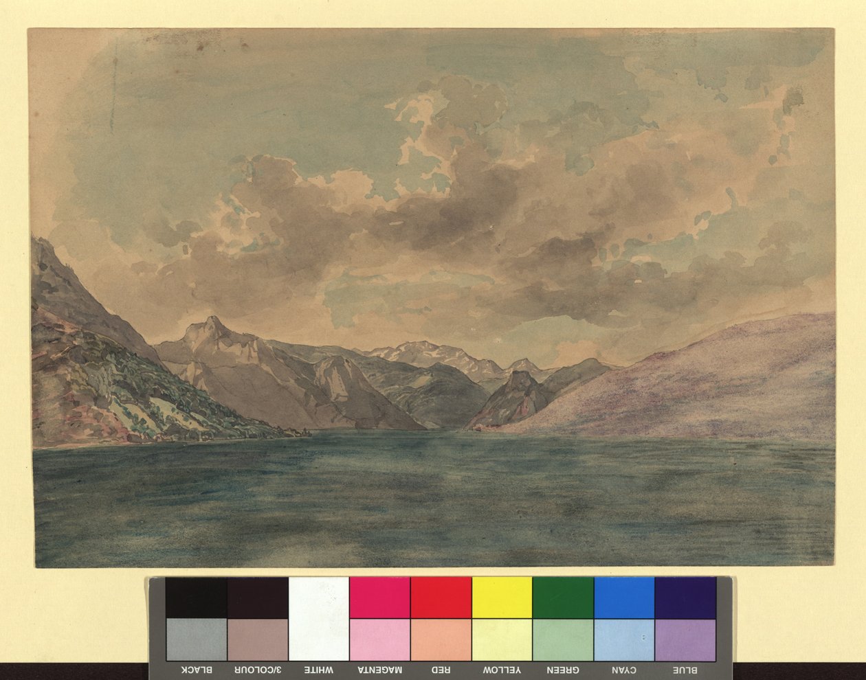 A Traunsee alkotó: Josef Kriehuber