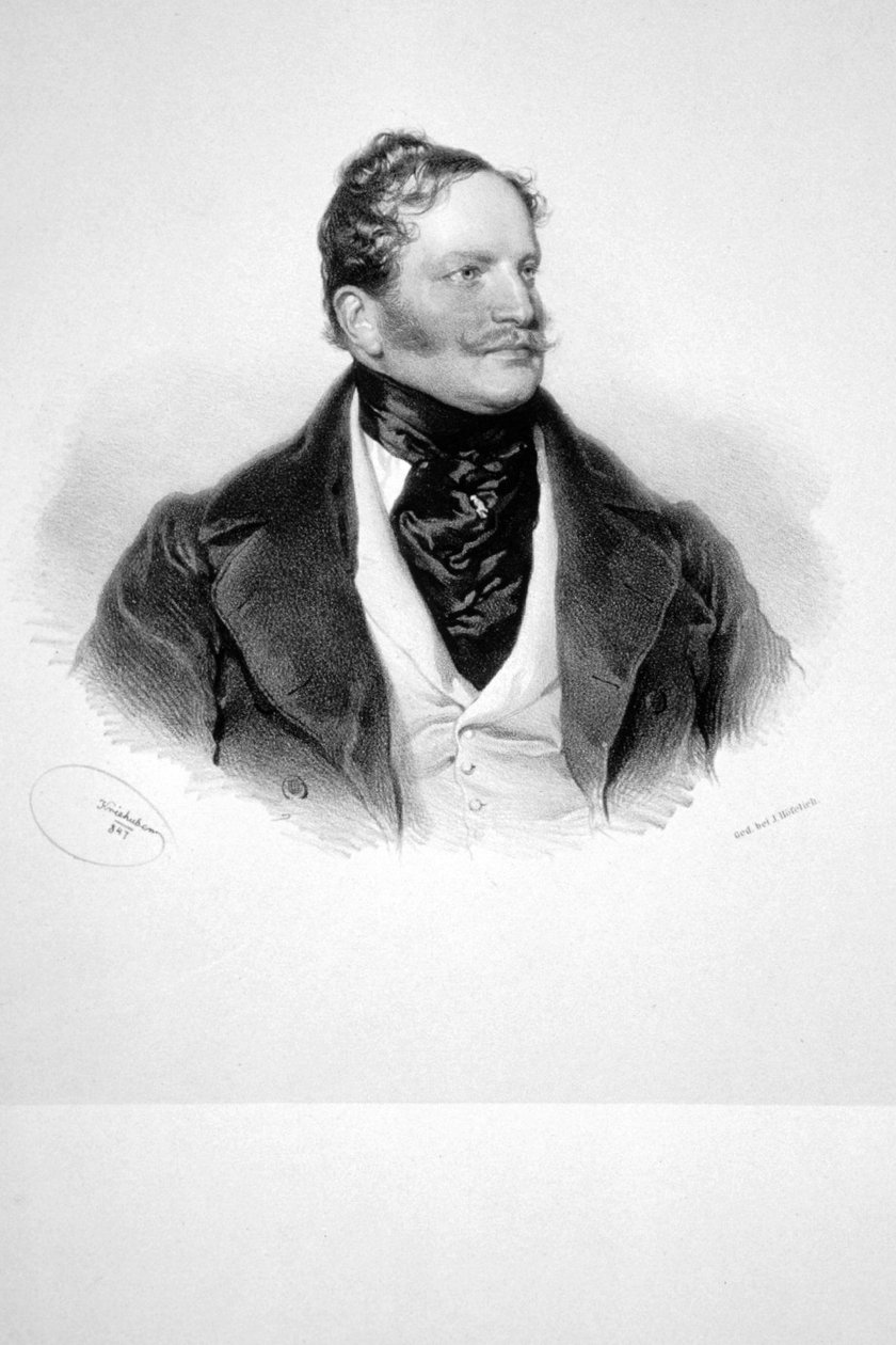 Franz Hardegg Litho alkotó: Josef Kriehuber
