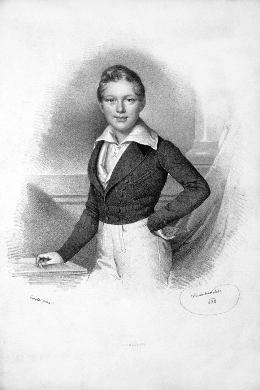 I. Ferenc József 1838 litográfia alkotó: Josef Kriehuber