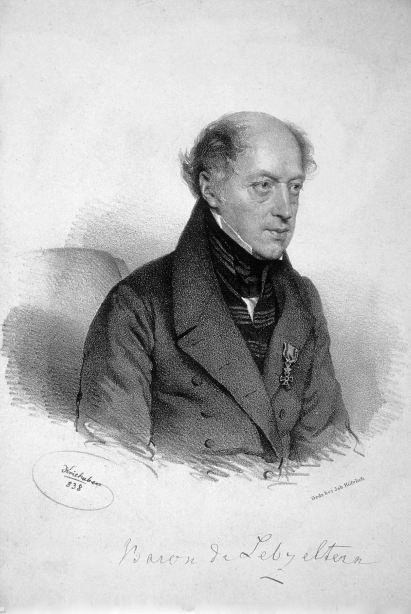 Franz Lebzeltern Litho alkotó: Josef Kriehuber