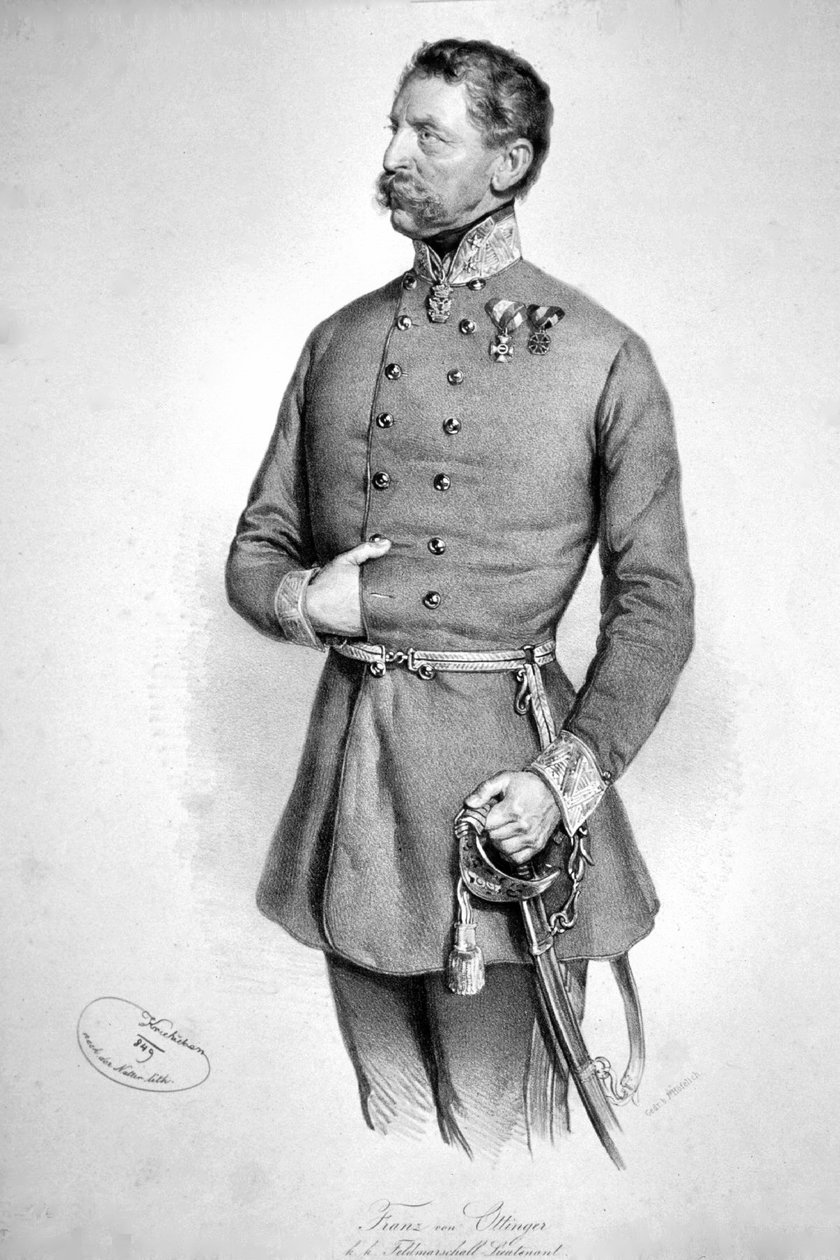 Franz Ottinger Litho alkotó: Josef Kriehuber