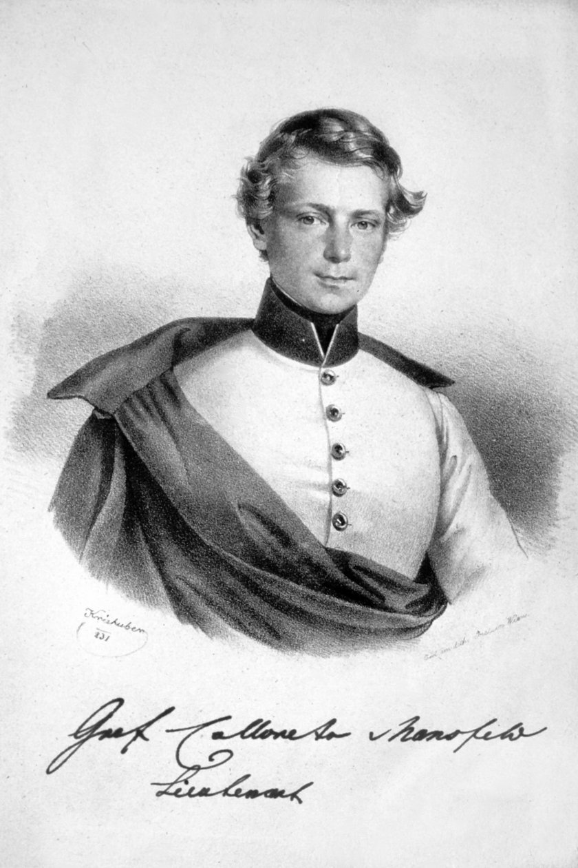 Franz de Paula Colloredo-Mansfeld Litho 1 alkotó: Josef Kriehuber