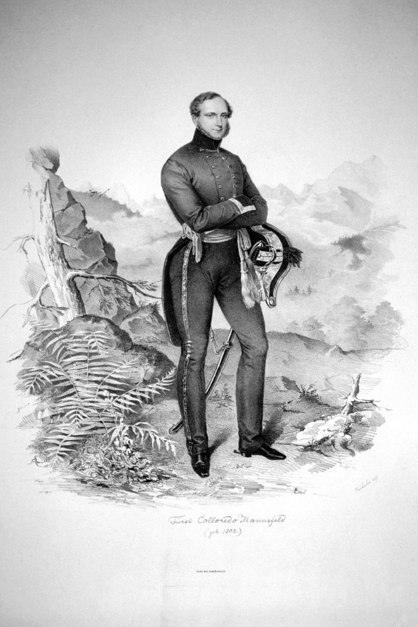 Franz de Paula Colloredo-Mansfeld Litho 2 alkotó: Josef Kriehuber
