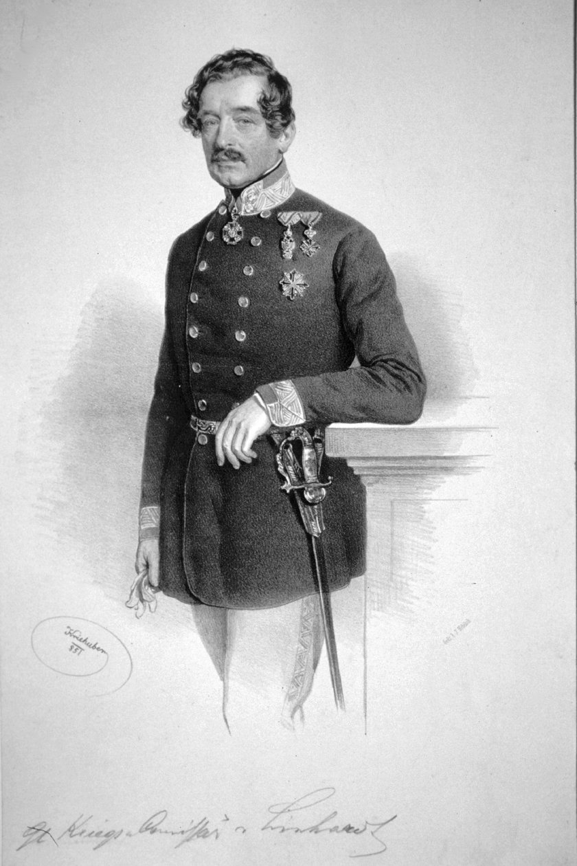 Franz von Linhardt alkotó: Josef Kriehuber