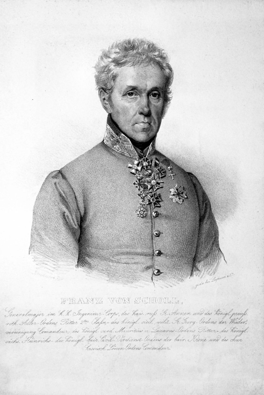 Franz von Scholl Litho alkotó: Josef Kriehuber