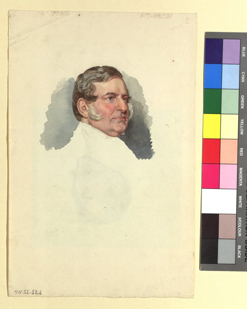 Hermengild Francesconi, a Császár Ferdinánd Északi Vasút első igazgatója. Hátoldal: Franz von Schlick gróf, lovassági tábornok alkotó: Josef Kriehuber
