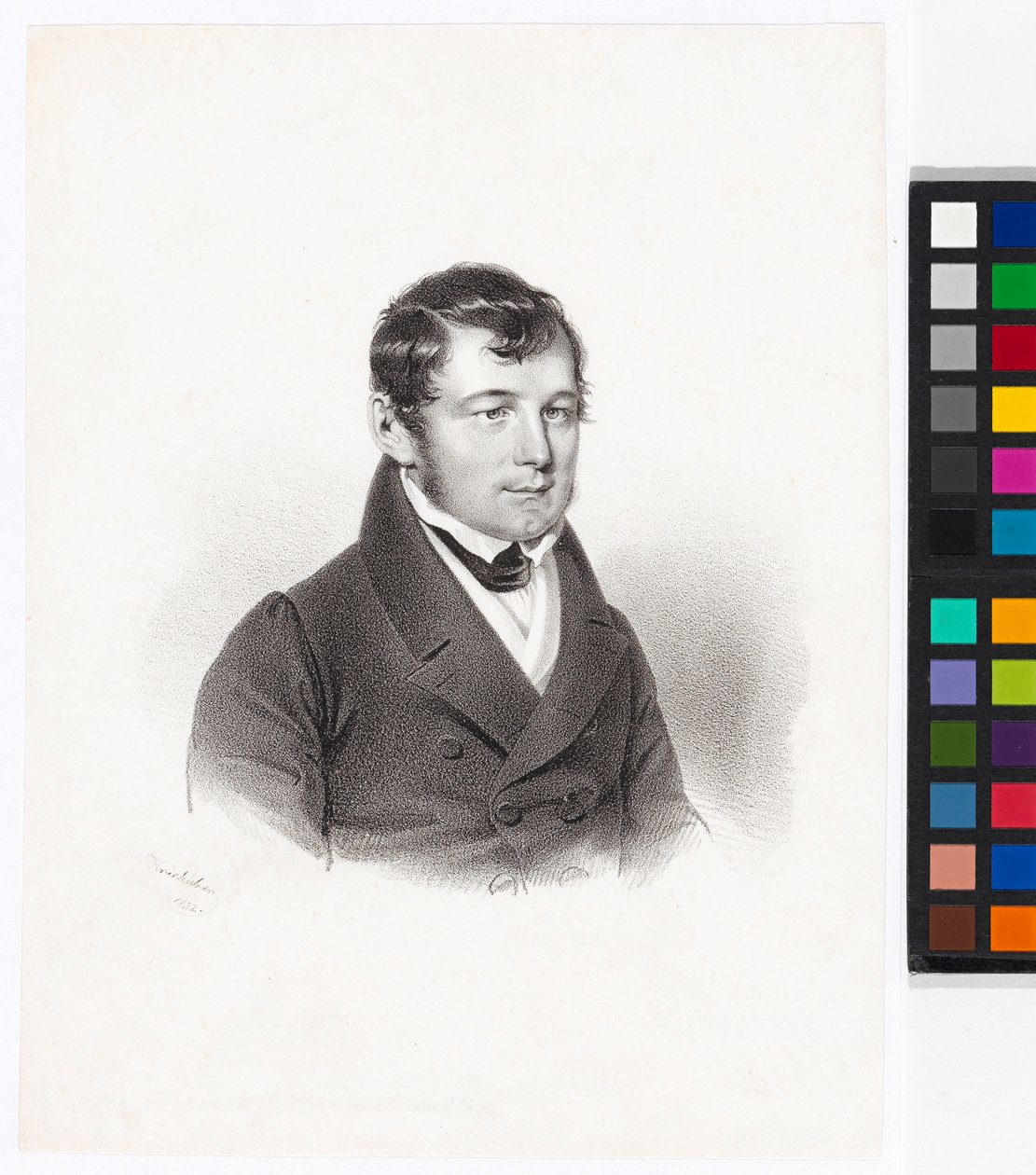 Matthias Trentsensky, litográfia alkotó: Josef Kriehuber